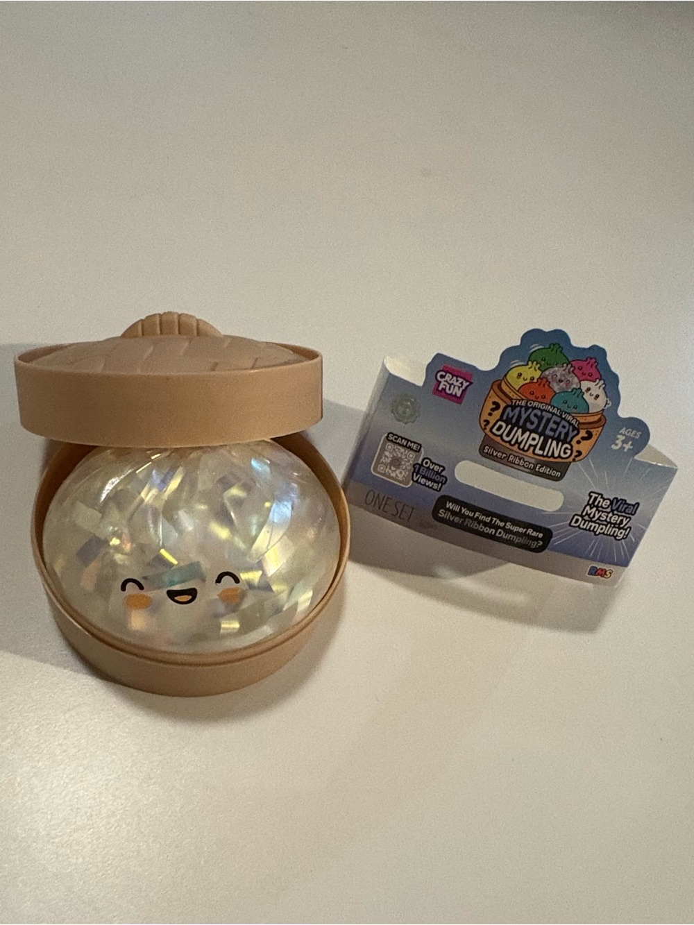 SUPER RARE Silver Ribbon Mystery Dumpling Holographic Chase RMS AUTHENTIC 🥟✨